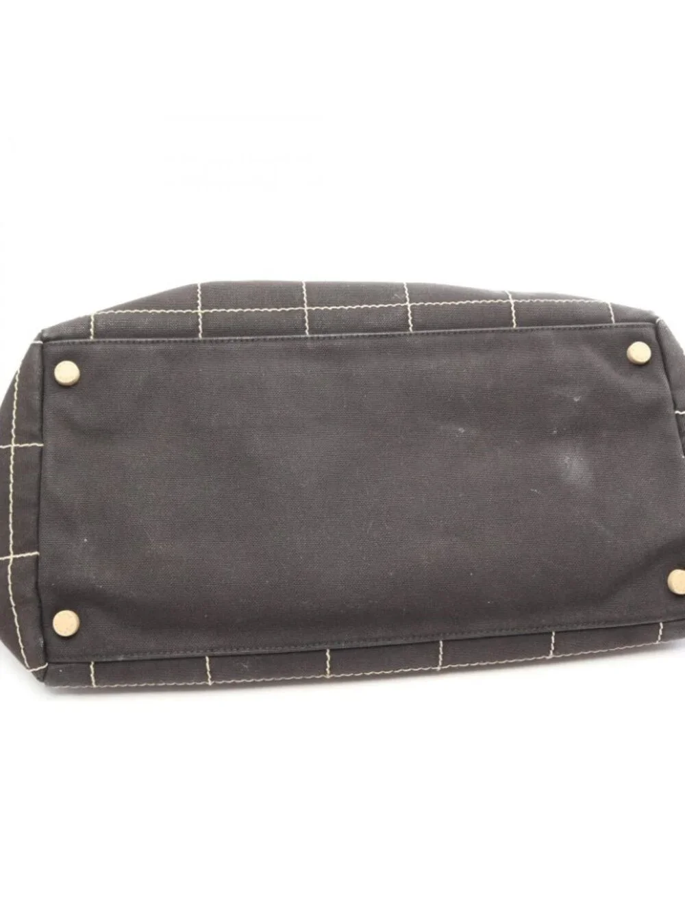 Chanel Choco Bar Black Leather Boston Bag